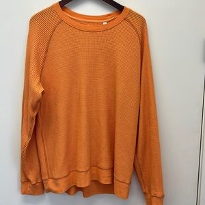 Billy Reid LS shirt size XL ORANGE